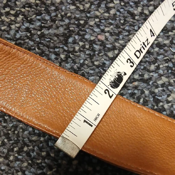 Liz Claiborne Tan Leather Messenger Bag - Picture 8 of 11